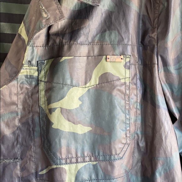 Camo William Rast jacket size XXL - Picture 3 of 9